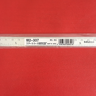 Thước lá thẳng MITUTOYO 182-307, chiều dài đo 500mm, lưỡi thước rộng 15mm