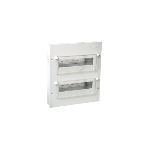 Tủ điện vỏ kim loại lắp nổi 26 module Sino EM26PS