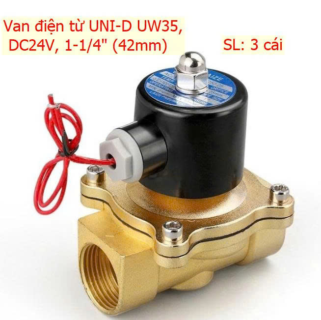 Van điện từ Unid UW-35, DC 24v, 1-1/4″(42mm)