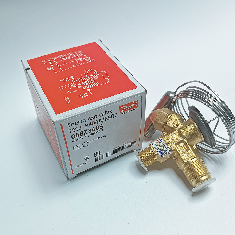 Van tiết lưu Danfoss TES2 068Z3403, môi chất lạnh R404A/R507