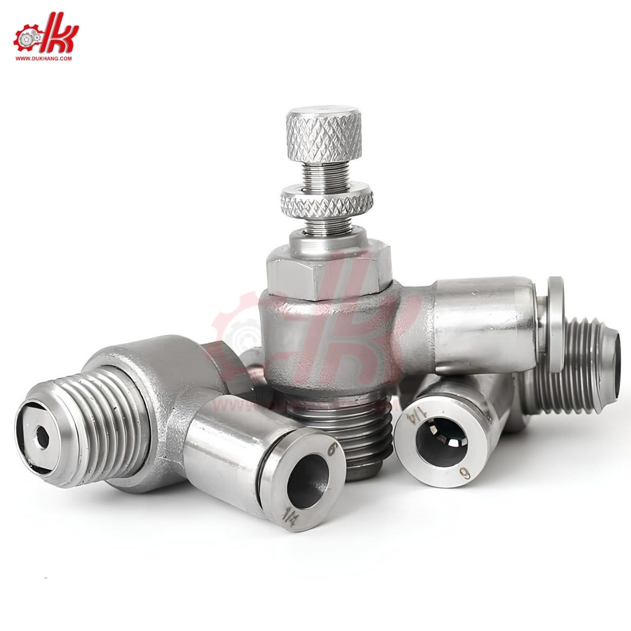 Van tiết lưu khí nén inox ISL4M5, mức ren M5