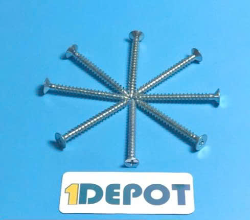 Vít đầu bằng đuôi nhọn 8F, KT 5x80mm.