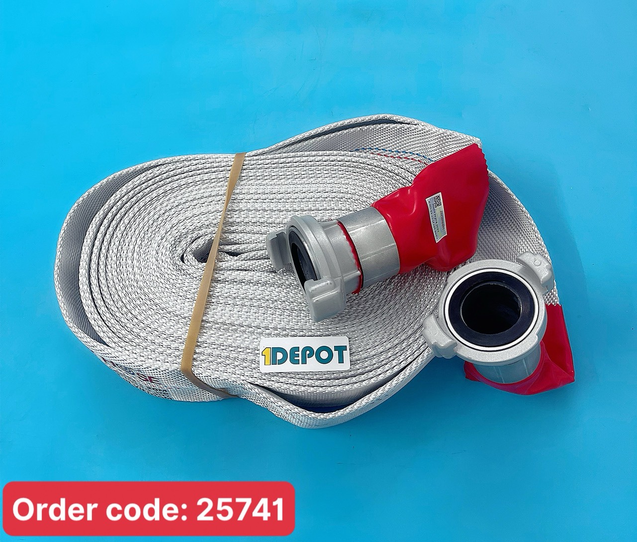 Vòi chữa cháy TOMOKEN VJ50-20/16 D50-20m-1.6Mpa FIREST kèm khớp kối GOST (có tem kiểm định)