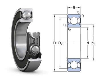 Vòng bi SKF 6202-2RSH