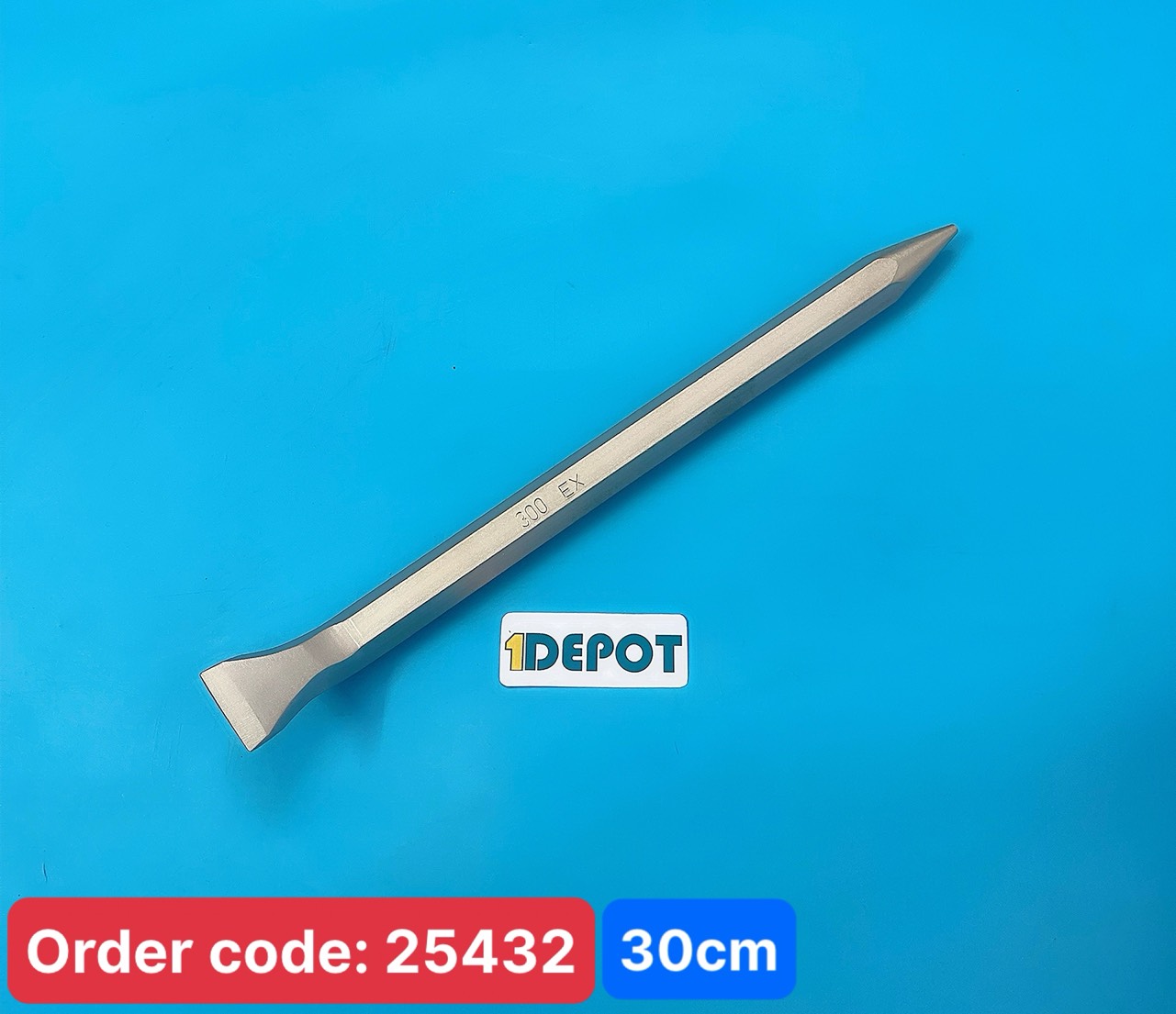 Xà beng ELORA 1633000S, đuôi nhọn đầu bằng cong dài ɸ19x300mm